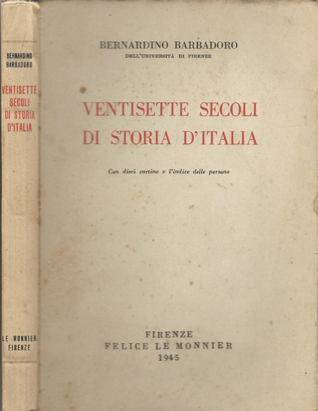 Ventisette secoli di storia d'Italia