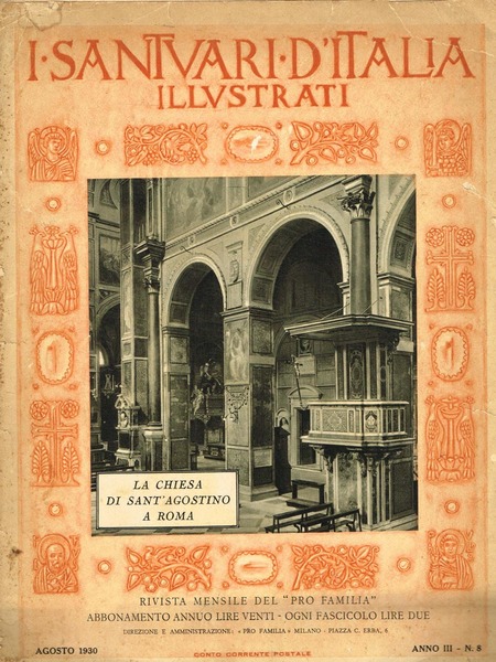 I SANTUARI D'ITALIA ILLUSTRATI anno III n.8