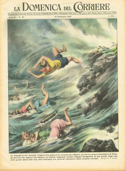 La Domenica del Corriere anno LI n.39, 1949