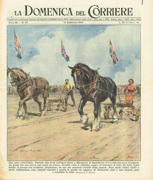 La Domenica del Corriere anno 49 n.37, 1947