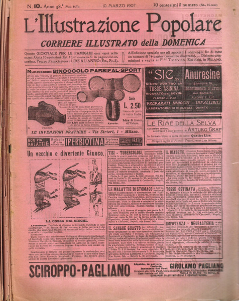L'Illustrazione Popolare. Corriere illustrato della domenica n.10, 11, 17, 31, …