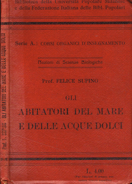 Gli abitatori del mare e delle acque dolci