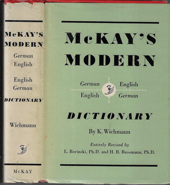 McKay's modern german-english, english-german dictionary