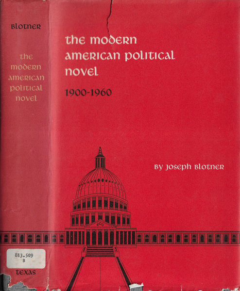 The modern american political novel 1900-1960