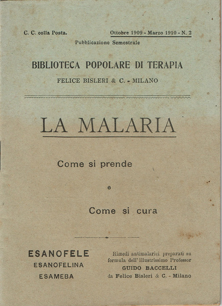 La malaria Come si prende e Come si cura