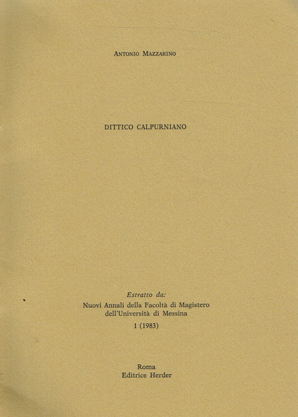 DITTICO CALPURNIANO