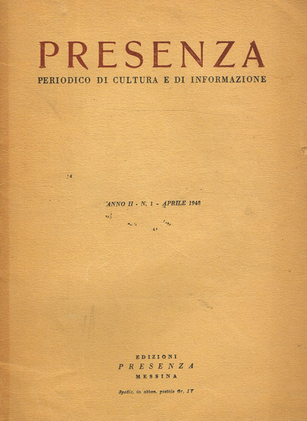 PRESENZA anno II vol.II