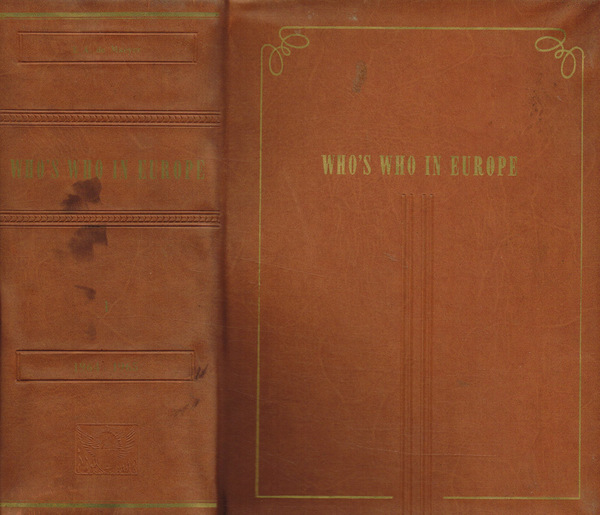 WHO'S WHO IN EUROPE 1964-1965