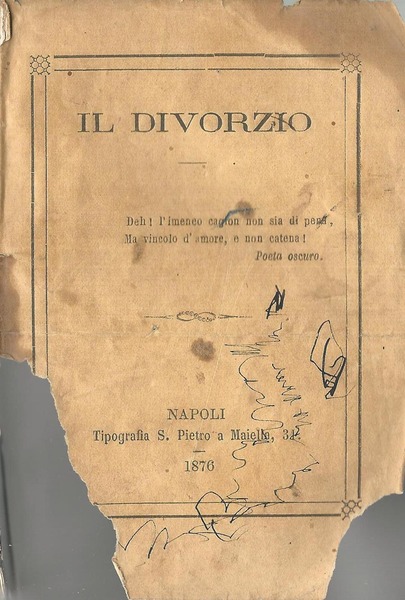 IL DIVORZIO