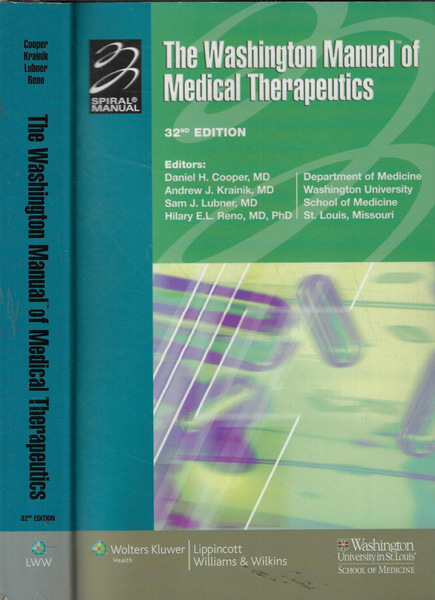 The Washington Manual of Medical Therapeutics