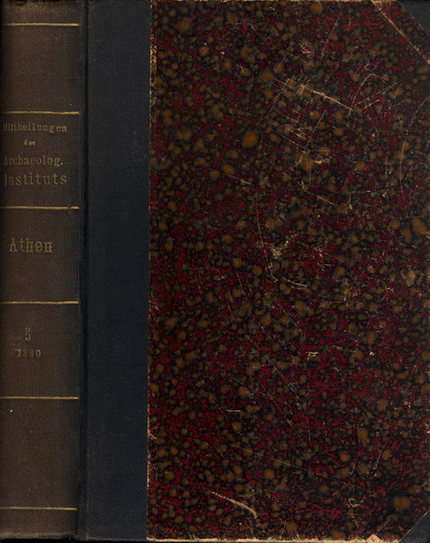 Mittheilungen des deutschen archäologischen institutes in Athen