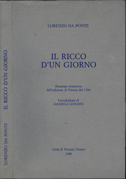 Il ricco d'un giorno