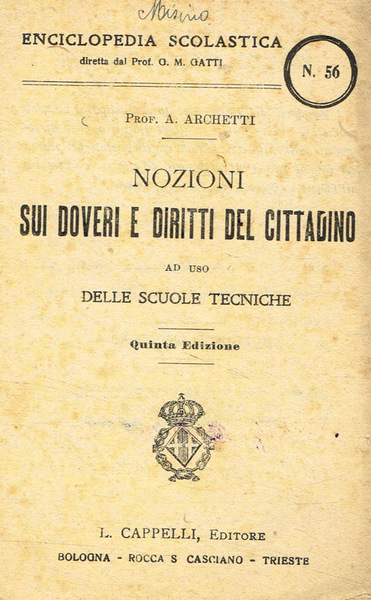Nozioni e diritti del cittadino