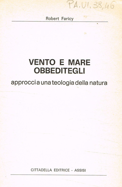 Vento e mare obbeditegli
