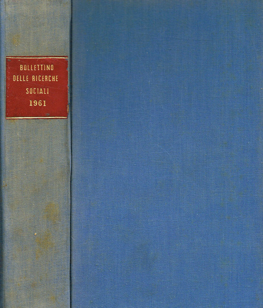 Bollettino delle ricerche sociali anno I