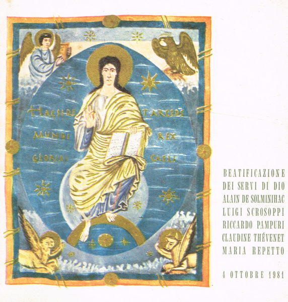 Beatificazione dei servi di Dio Alain de Solminihac, Luigi Scrosoppi, …