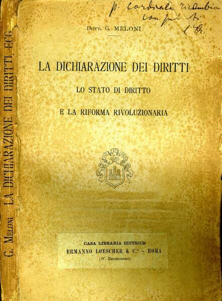 La Dichiarazione Dei Diritti
