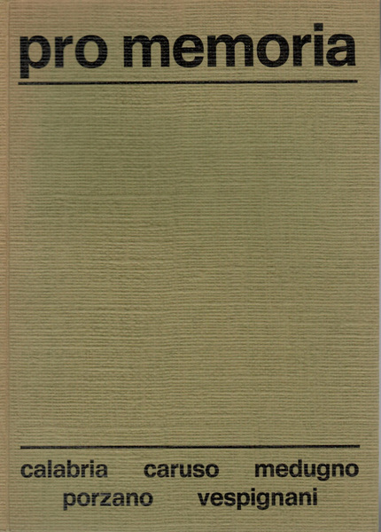 Pro Memoria