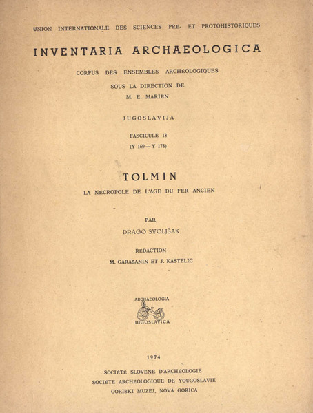 Tolmin (fascicule 18 Y 169 - Y 178)