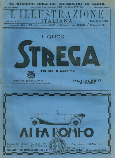 L'ILLUSTRAZIONE ITALIANA N. 40 anno L, N.3 anno LII, N.17 …