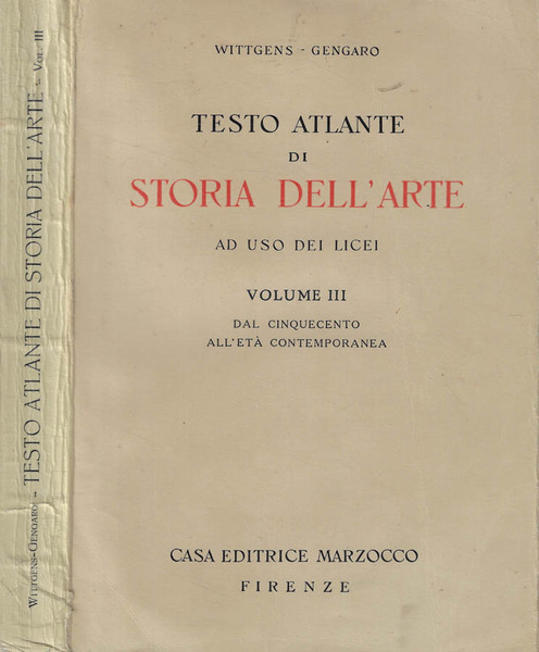 Testo atlante di Storia dell'arte ad uso dei licei Vol. …