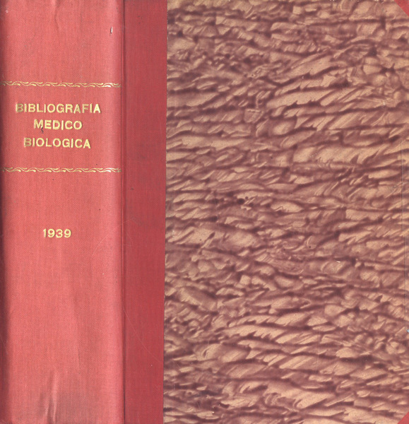 Bibliografia medico biologica 1939