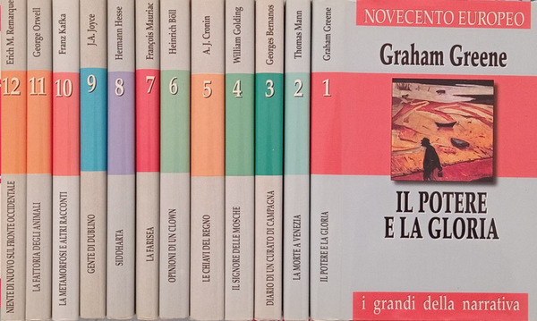 Novecento Europeo i grandi della narrativa Vol.1,2,3,4,5,6,7,8,9,10,11,12