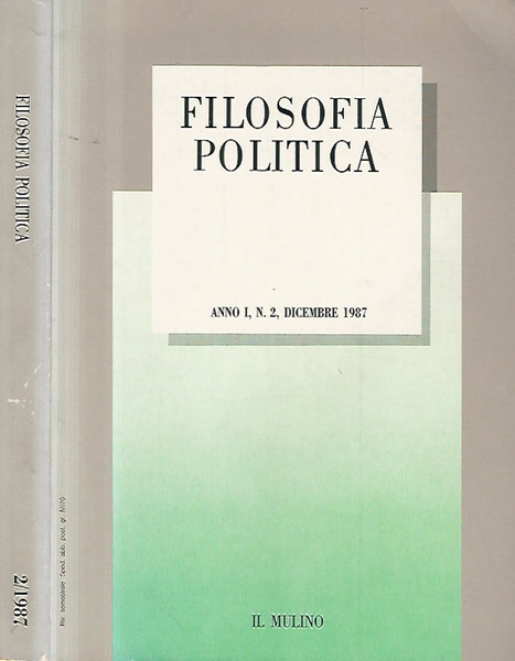 Filosofia Politica - Anno I, n. 2 dicembre 1997