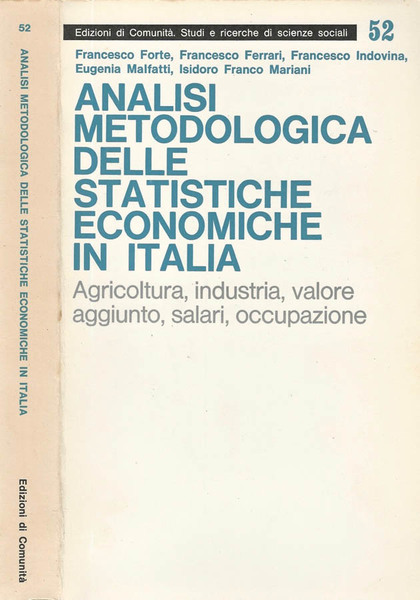 Analisi metodologica delle statistiche economiche in Italia