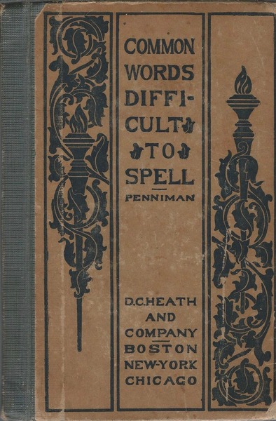 A graded list of common words difficult to spell