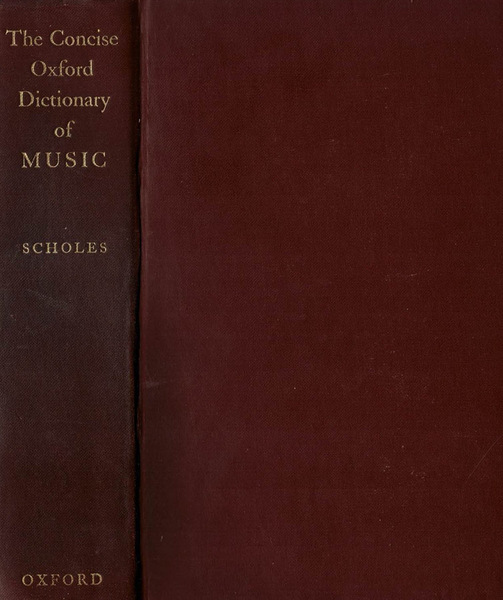 The concise Oxford Dictionary of Music