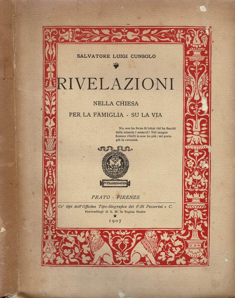 Rivelazioni. Nella Chiesa - Per la famiglia - Su la …