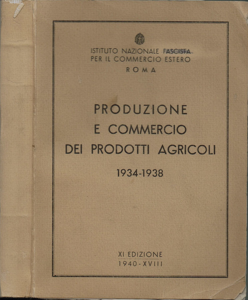 Produzione e commercio dei prodotti agricoli