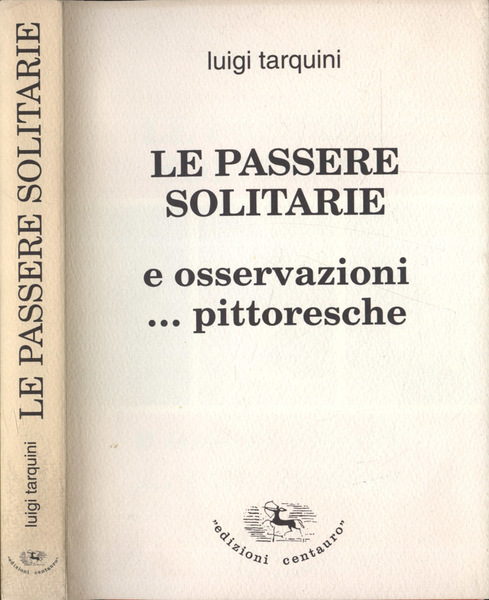 Le passere solitarie