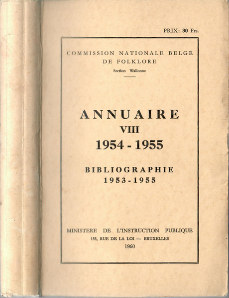 Annuaire Viii 1954-1955