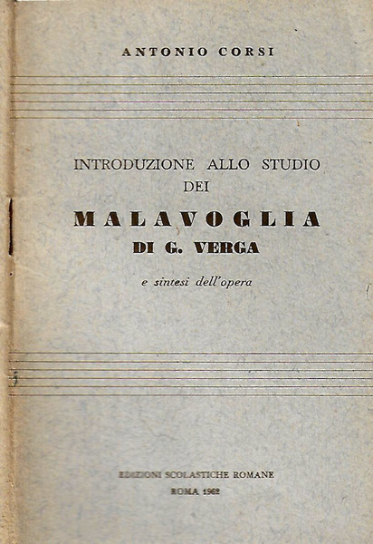 Introduzione allo studio dei Malavoglia di G. Verga