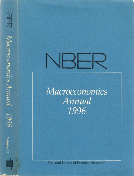 NBER Macroeconomics Annual 1996