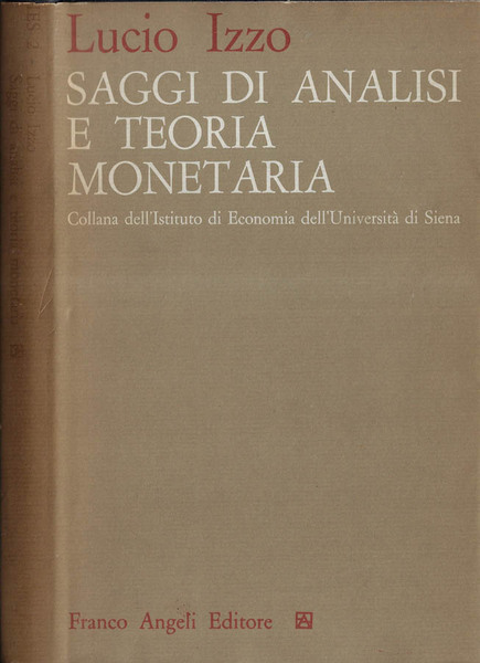 Saggi di analisi e teoria monetaria