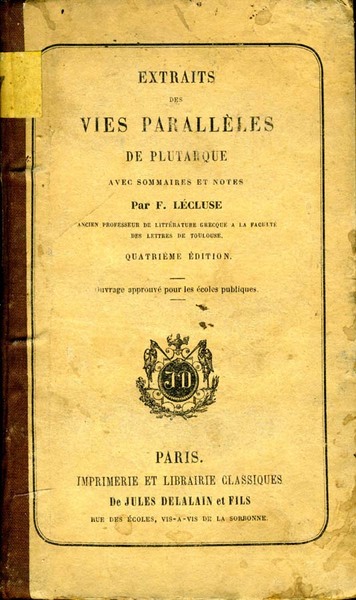 Extraits Des Vies Paralleles