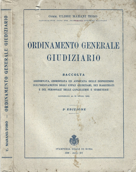 Ordinamento generale giudiziario