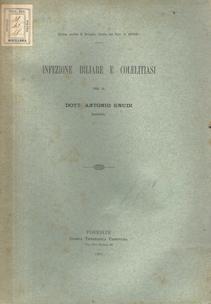 Infezione biliare e colelitiasi