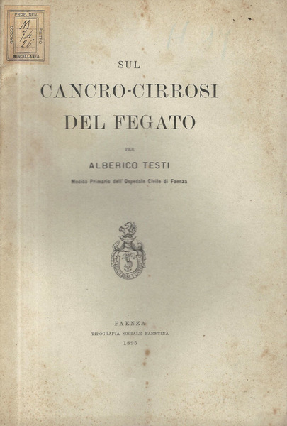 Sul cancro-cirrosi del fegato