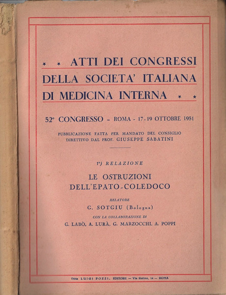 Atti dei Congressi della Società Italiana di Medicina Interna 52° …