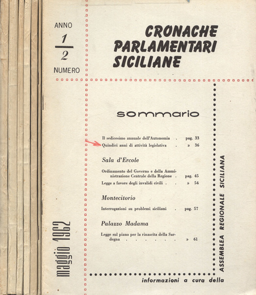 Cronache Parlamentari siciliane Anni I n. 2 - 4 - …