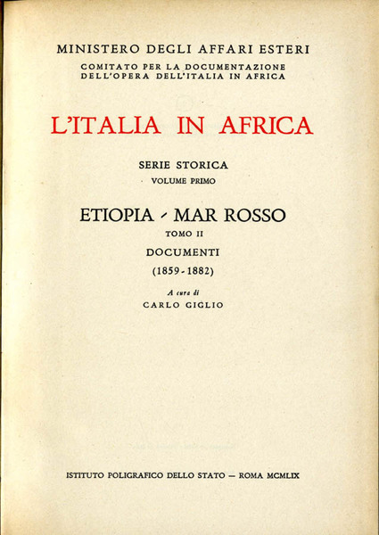 Etiopia - Mar Rosso