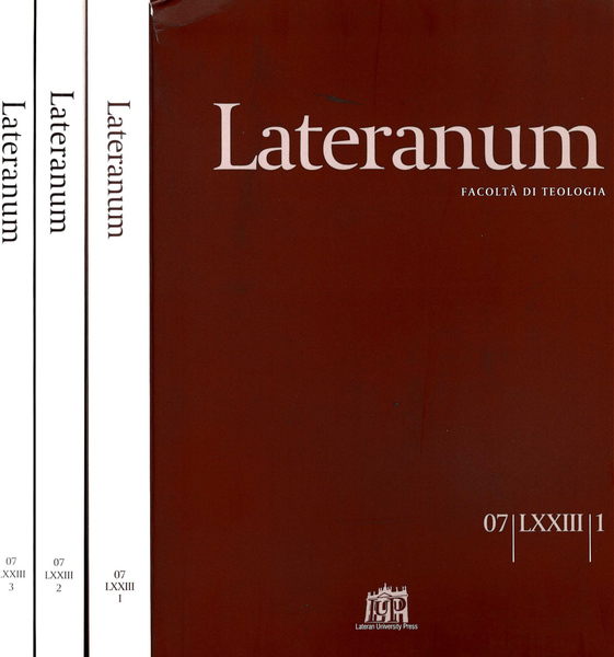 LATERANUM N.I II III DEL 2007