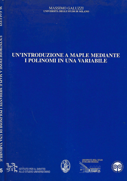 Un'Introduzione A Maple Mediante I Polinomi In Una Variabile