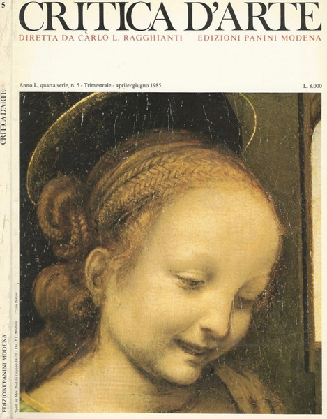 Critica d'arte - Anno L, quarta serie, n. 5 - …