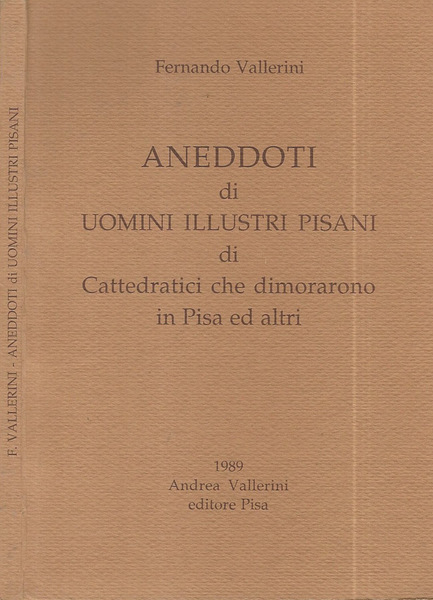 Aneddoti di uomini illustri Pisani