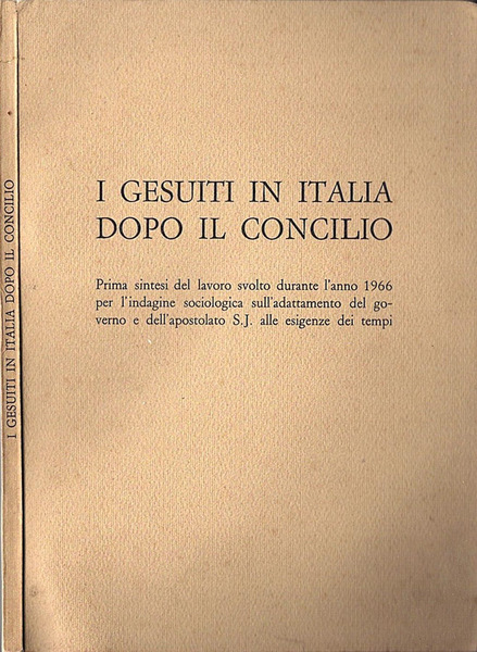 I Gesuiti in Italia dopo il Concilio